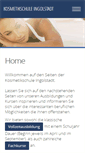 Mobile Screenshot of kosmetikschule-ingolstadt.de